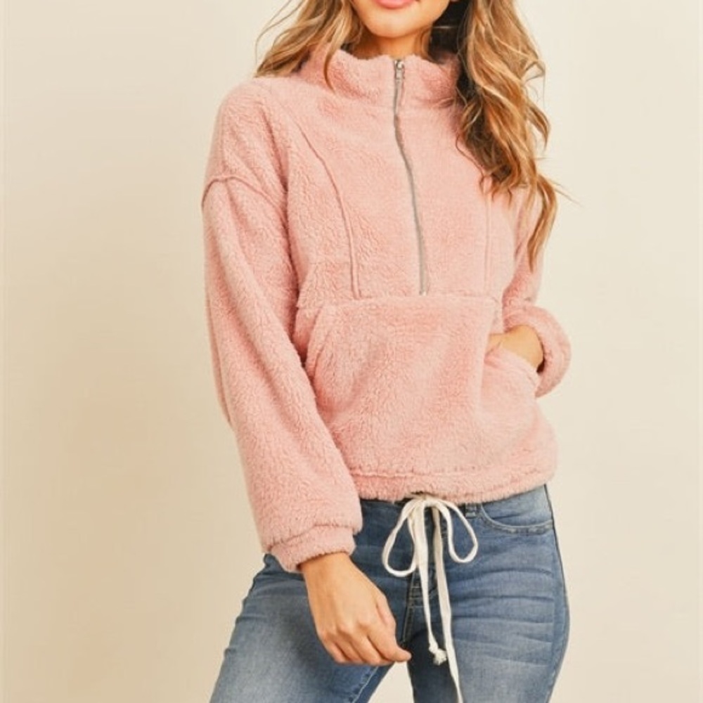 Teddy Crop Sweater